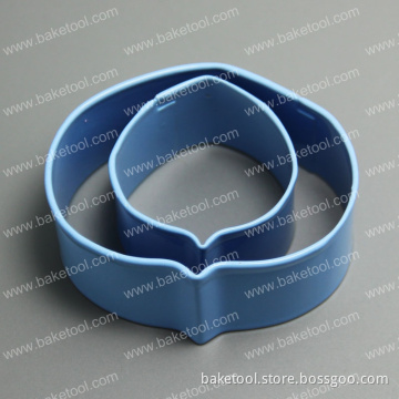 2pcs Pumpkin Shape Metal Cookie Cutter for Cake Decoration